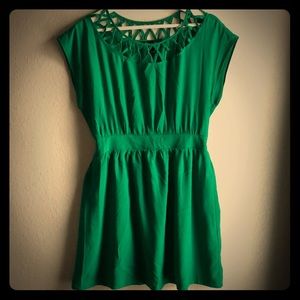 Green summer dress